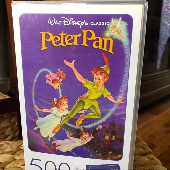 Blockbuster: Disney: Peter Pan movie cover puzzle in case 500pc. - Picture 5 of 5